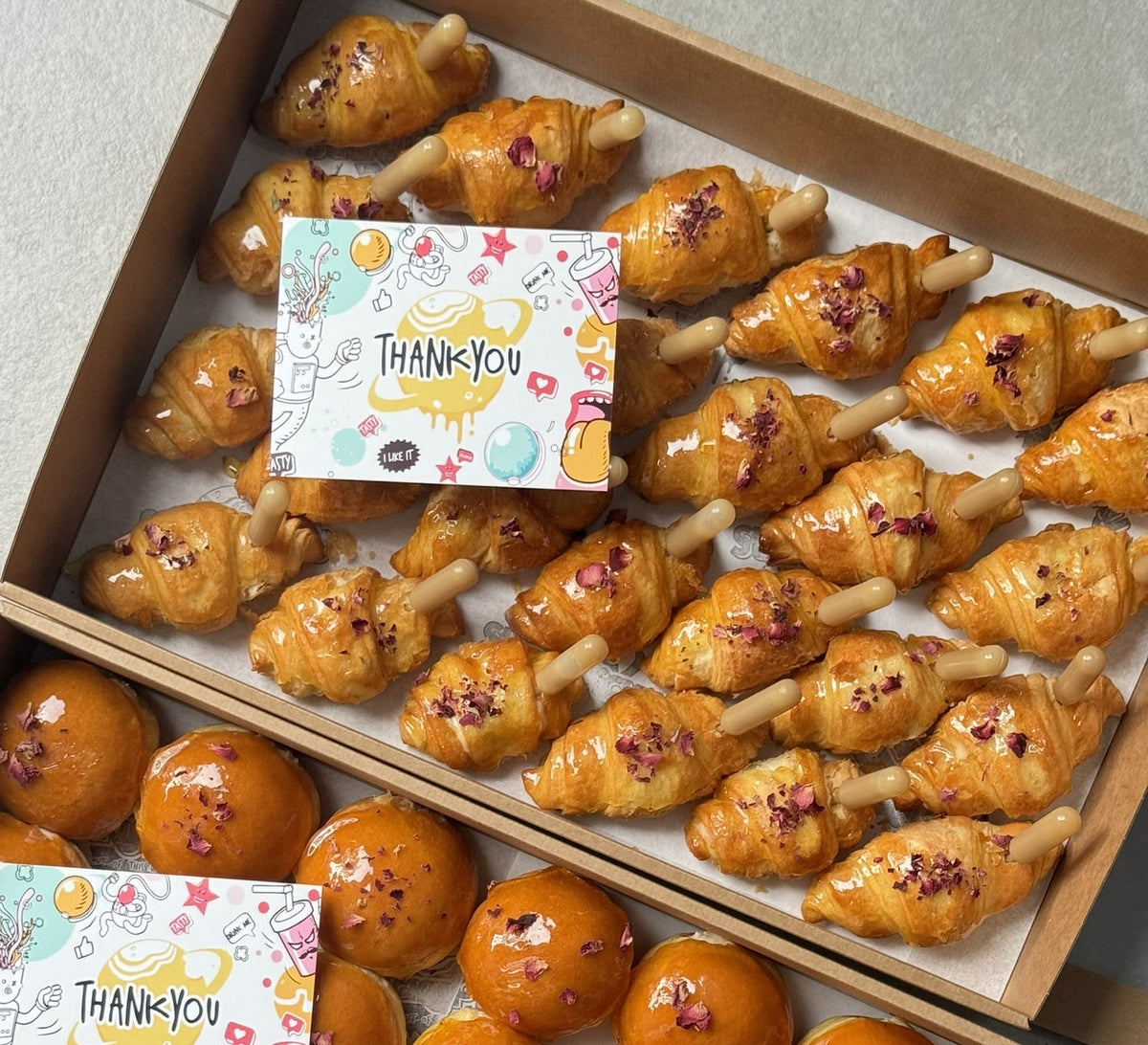 MINI CREME BRULEE CROISSANTS